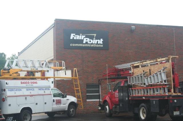 install Fairpoint wall sign